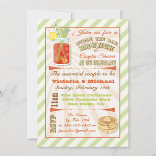 Bar Brunch und Bloody Marys Einladung