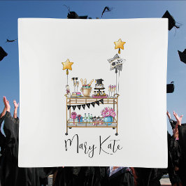 Bar Cart Abschluss Class of Lässig Script Custom Serviette