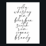 Bar Cart Script Schriftart Poster<br><div class="desc">Bar Cart Script Schriftart</div>