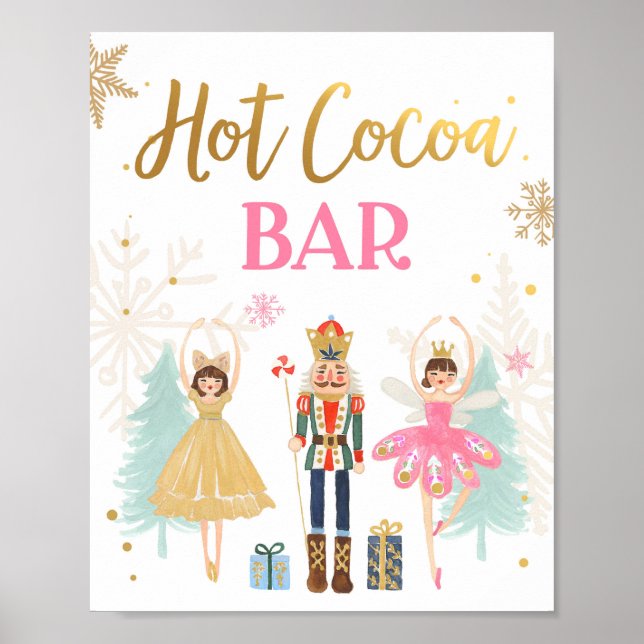 Bar Chocolate Nutcracker Ballerina Girl Poster (Vorne)