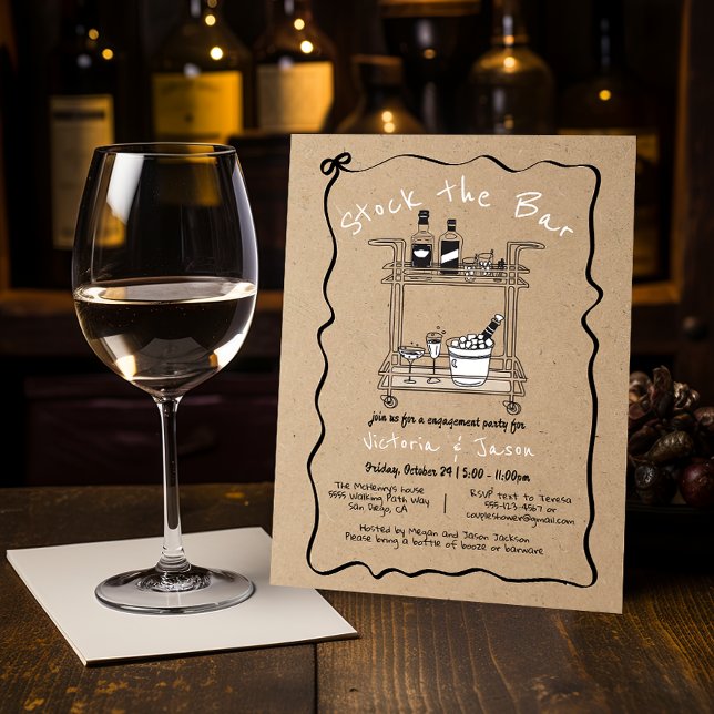 Bar Cocktail-Bar-Party Einladung (Von Creator hochgeladen)