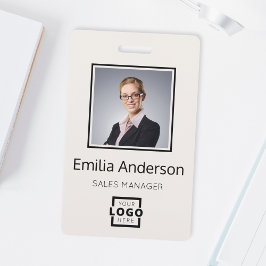 Bar-Code für kundenspezifische Firmenlogos Mitarbe Ausweis