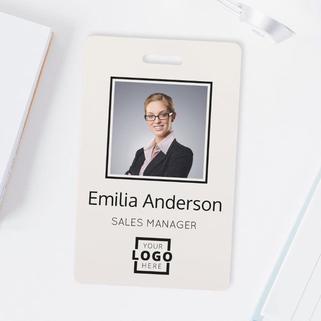 Bar-Code für kundenspezifische Firmenlogos Mitarbe Ausweis (Von Creator hochgeladen)