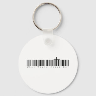 Bar-Code WWJD Schlüsselanhänger