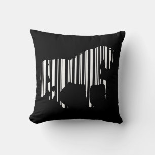 Bar CODE Zebra Barcode Design Kissen