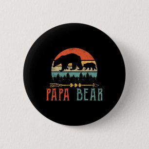 Bär Daddy Lustige Männer Vatertag Geschenkidee Button