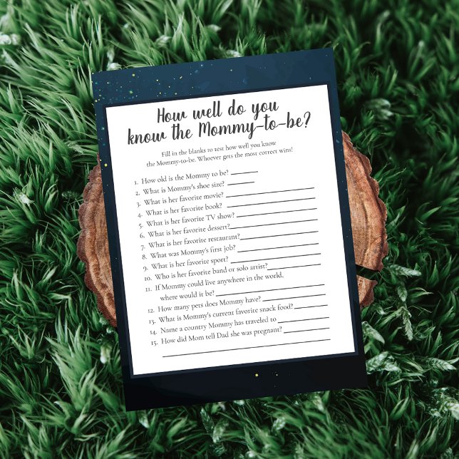 Bär, der Mommy Best Baby Shower Game kennt Einladung (Von Creator hochgeladen)