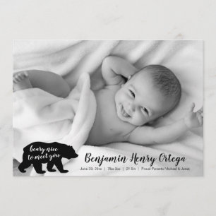 Bär, der Nizza ist, Sie zu treffen Ankündigung