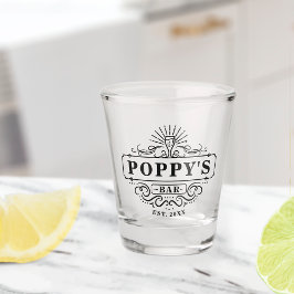 Bar des Mohns Schnapsglas