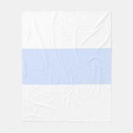 Bar Design White & Baby Blue Pastel Fleecedecke