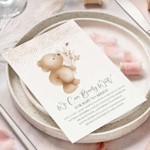 Bär & Die Biene Baby Shower Einladung