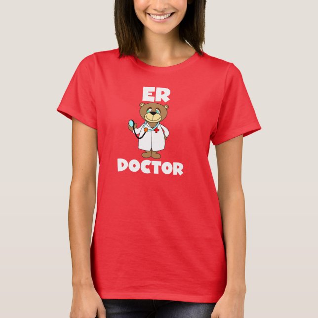 Bär ER Doktor Tshirt (Vorderseite)