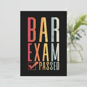 Bar Exam Karo Rechtsanwalt Passer Absolvent Einladung