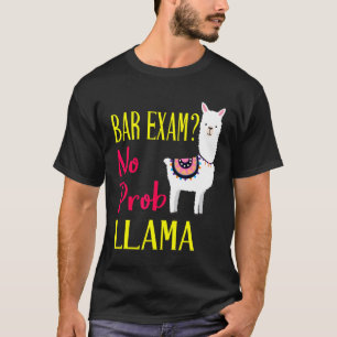 Bar Exam Passed No Prob Llama Lawyer L T-Shirt