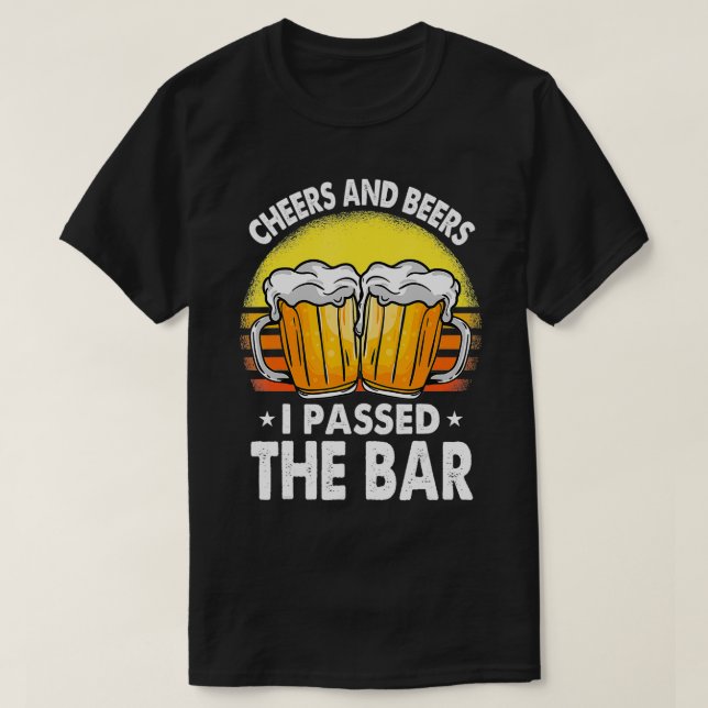 Bar Exam Shirt Geschenke Kummer und Bier Ich habe  (Design vorne)
