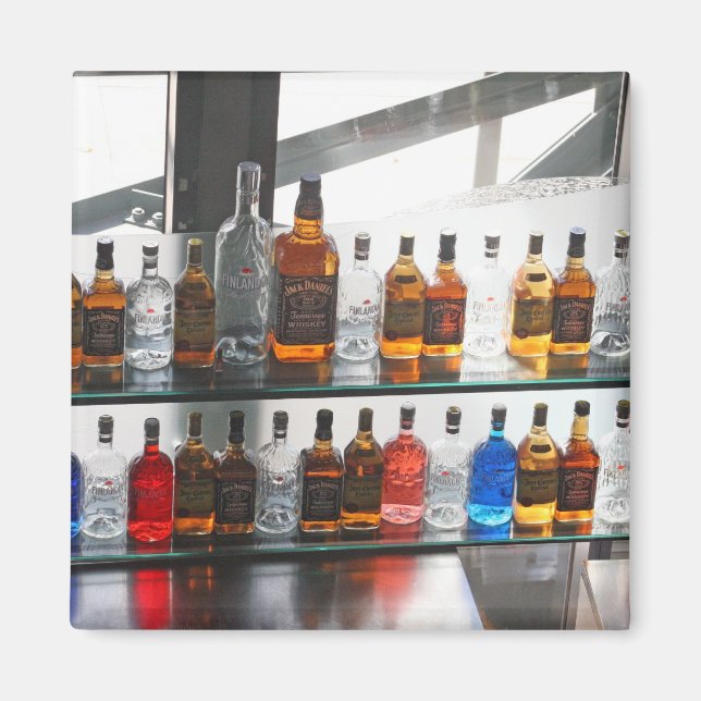 Bar Flaschen Magnet (Vorne)