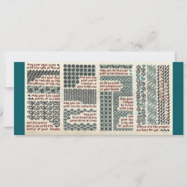 Bar/Fledermaus-Mitzvah, Geburtskarte oder Abschlus