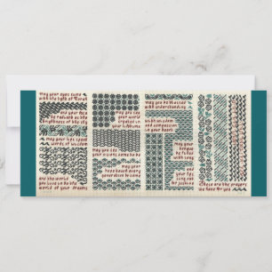 Bar/Fledermaus-Mitzvah, Geburtskarte oder Abschlus