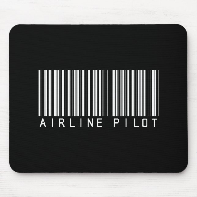BAR-FLUGLINIEN-PILOTdunkelheit Mousepad (Vorne)