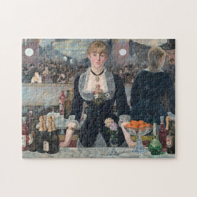 Bar Folies-Bergere Manet Impressionist Malerei Puzzle (Horizontal)
