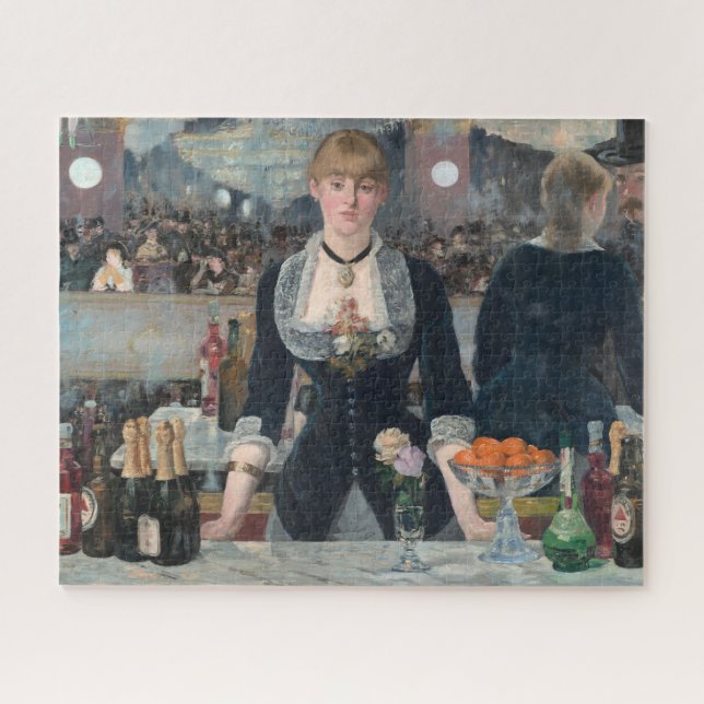 Bar Folies-Bergere Manet Impressionist Malerei Puzzle (Horizontal)