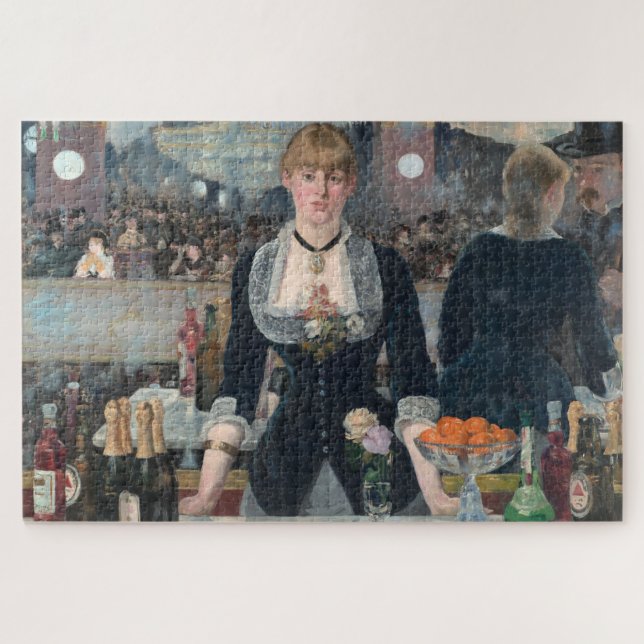 Bar Folies-Bergere Manet Impressionist Malerei Puzzle (Horizontal)
