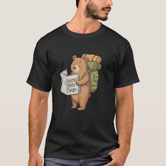 Bär Foxtrotts Deltas Tangos T-Shirt (Vorderseite)