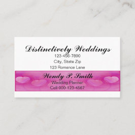 Bar für die Herzlinie Visitenkarte