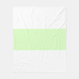 Bar für Weiß- und Kalkgrün Fleecedecke