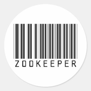 Bar für Zookeeper Runder Aufkleber
