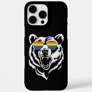 Bär Gay LGBTQ Regenbogen-Sonnenbrille Pride-Flagge iPhone 16 Pro Max Hülle
