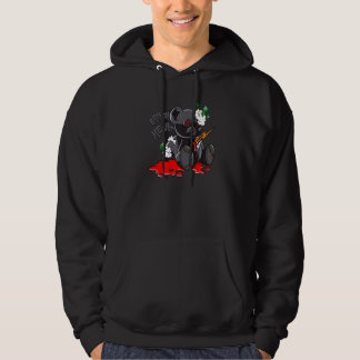 Bär Gebrochenes Herz Retro Bordeaux 6s passend Hoodie