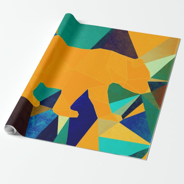 Bär Geschenkpapier (Ungerollt)