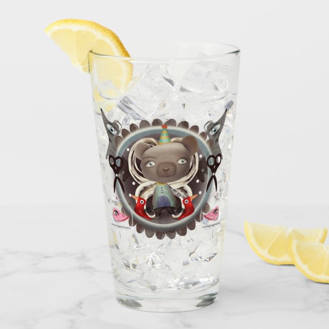 Bär Glas (Vorderseite Ice)