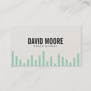 Bar Graph (grün) Visitenkarte