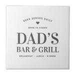 Bar & Grill des Vaters rund um die Uhr nach Maß ge Fliese<br><div class="desc">Bar & Grill des Vaters rund um die Uhr geöffnet - Tile für benutzerdefinierte Keramik</div>