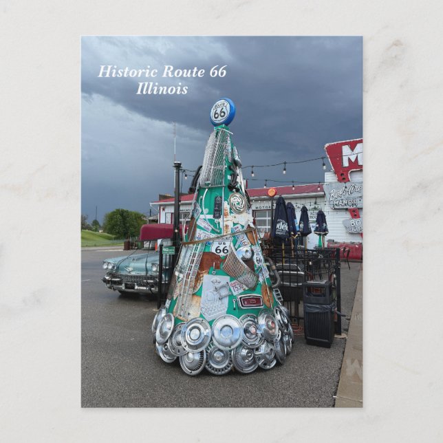 Bar & Grill, Museum Feiertagspostkarte (Vorderseite)