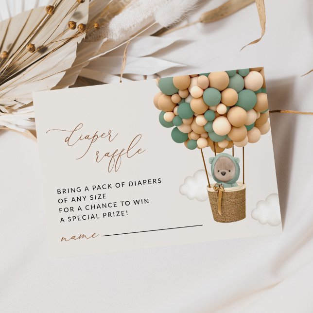 Bär, Grüne Balloons, Windschutzscheibe für Babydus Begleitkarte (Von Creator hochgeladen)