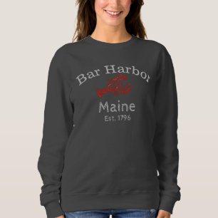 Bar-Hafen-Maine-Hummer-T-Shirt, Sweatshirt, Sweatshirt
