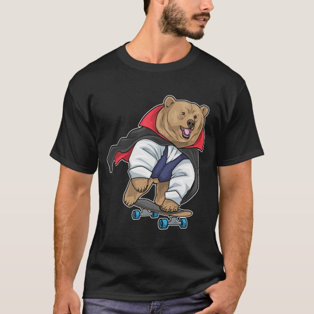 Bär Halloween Vampir T-Shirt (Vorderseite)