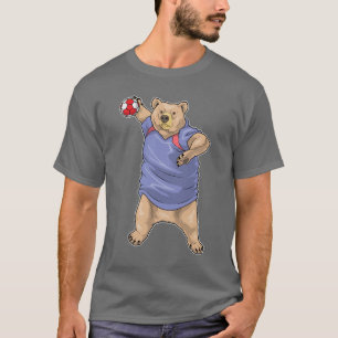 Bär Handballspieler Handball T-Shirt