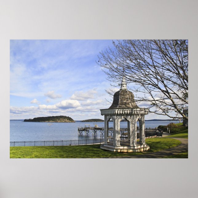 Bar Harbor Gazebo Poster (Vorne)