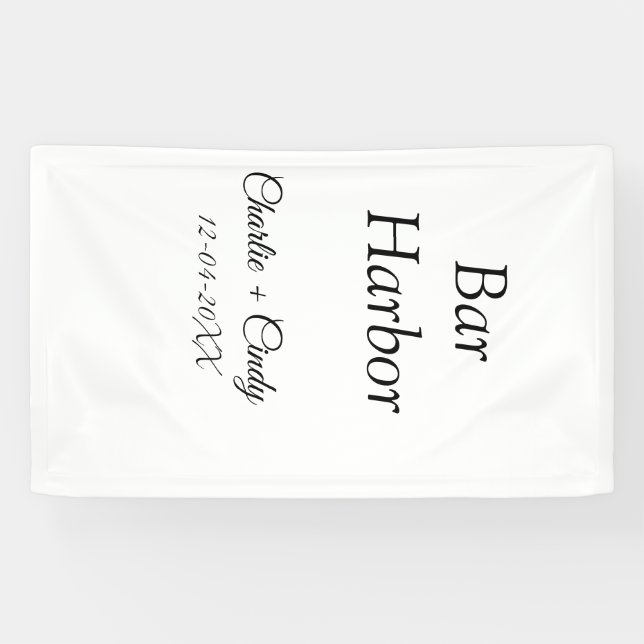 Bar Harbor Junggeselinnen-Abschied Hochzeit von Br Banner (Horizontal)