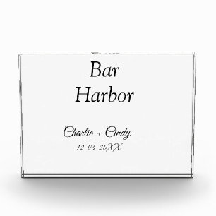 Bar Harbor Junggeselinnen-Abschied Hochzeit von Br Fotoblock