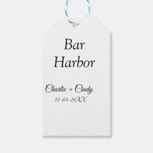 Bar Harbor Junggeselinnen-Abschied Hochzeit von Br Geschenkanhänger