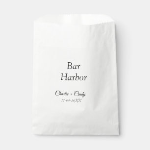 Bar Harbor Junggeselinnen-Abschied Hochzeit von Br Geschenktütchen