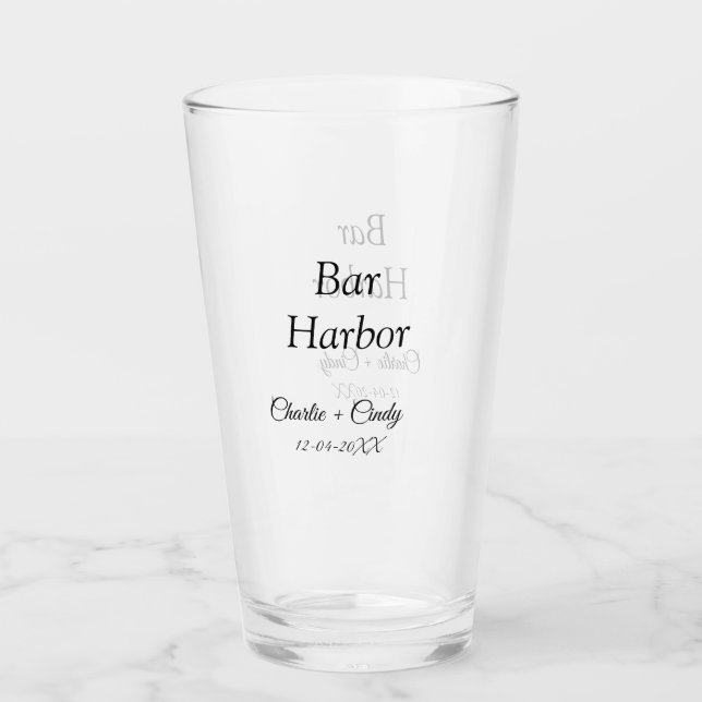 Bar Harbor Junggeselinnen-Abschied Hochzeit von Br Glas (Vorderseite)