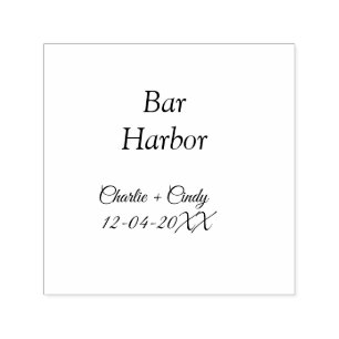 Bar Harbor Junggeselinnen-Abschied Hochzeit von Br Permastempel