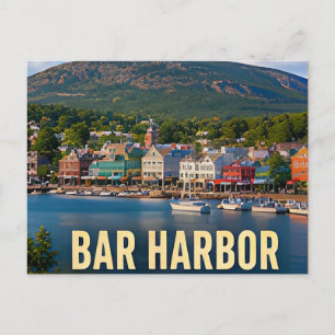 Bar Harbor Maine Acadia Reise Geschenk Postkarte