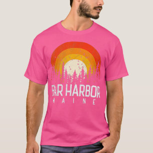 Bar Harbor Maine ME Retro Vintage 70er 80er 90er G T-Shirt